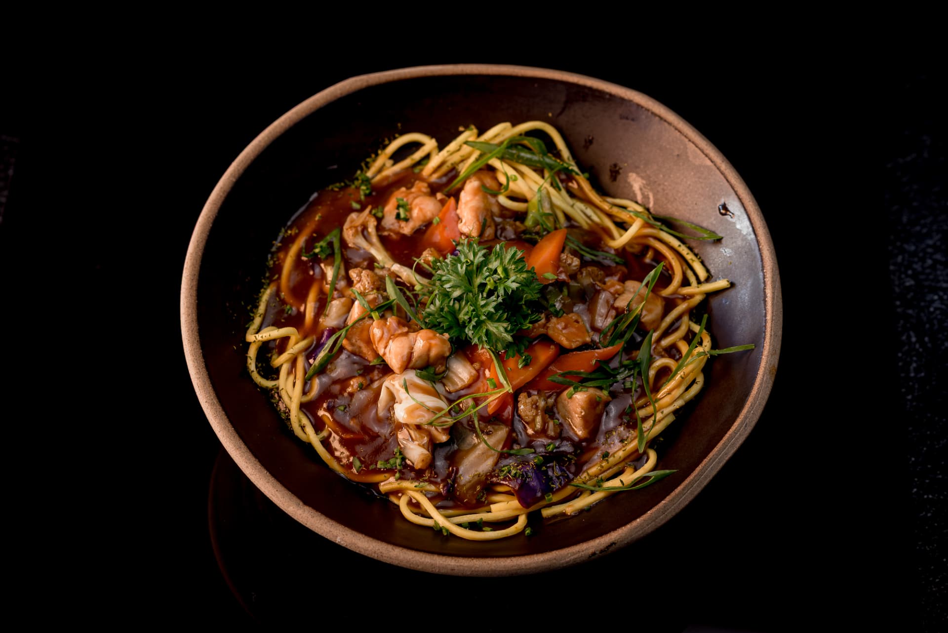 Yakisoba de frango